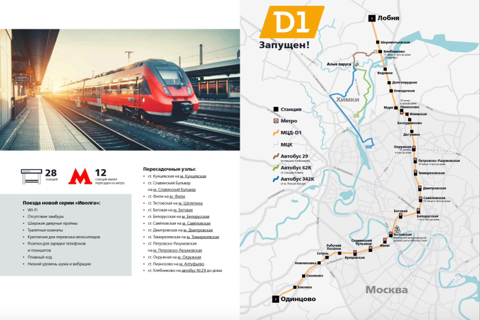 Расписание электричек мцд 4 от апрелевки