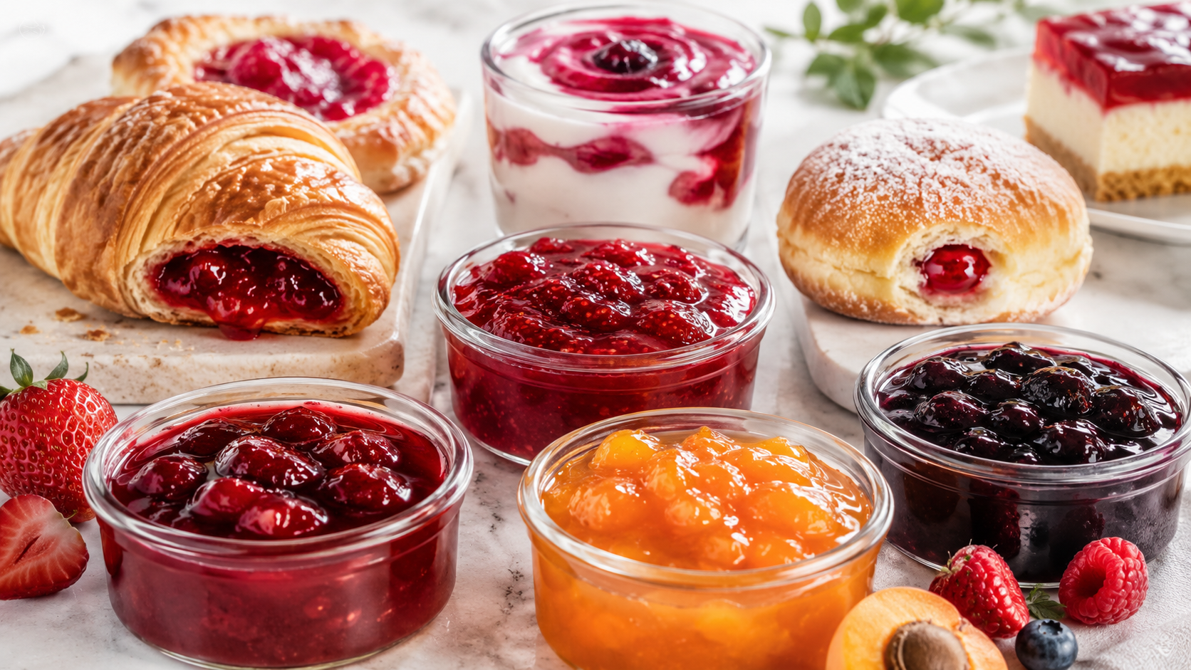 Фруктовые начинки для выпечки и десертов с ярким вкусом и стабильной текстурой.