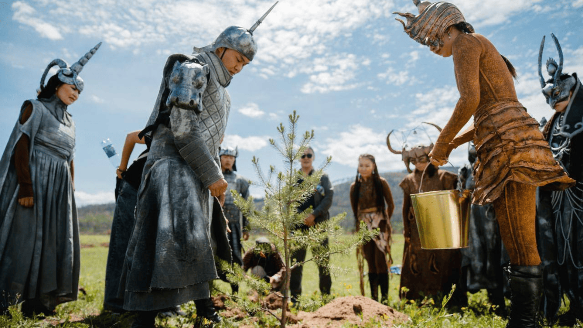 Тужи, парк Тужи, Даши Намдаков, посадка сосен