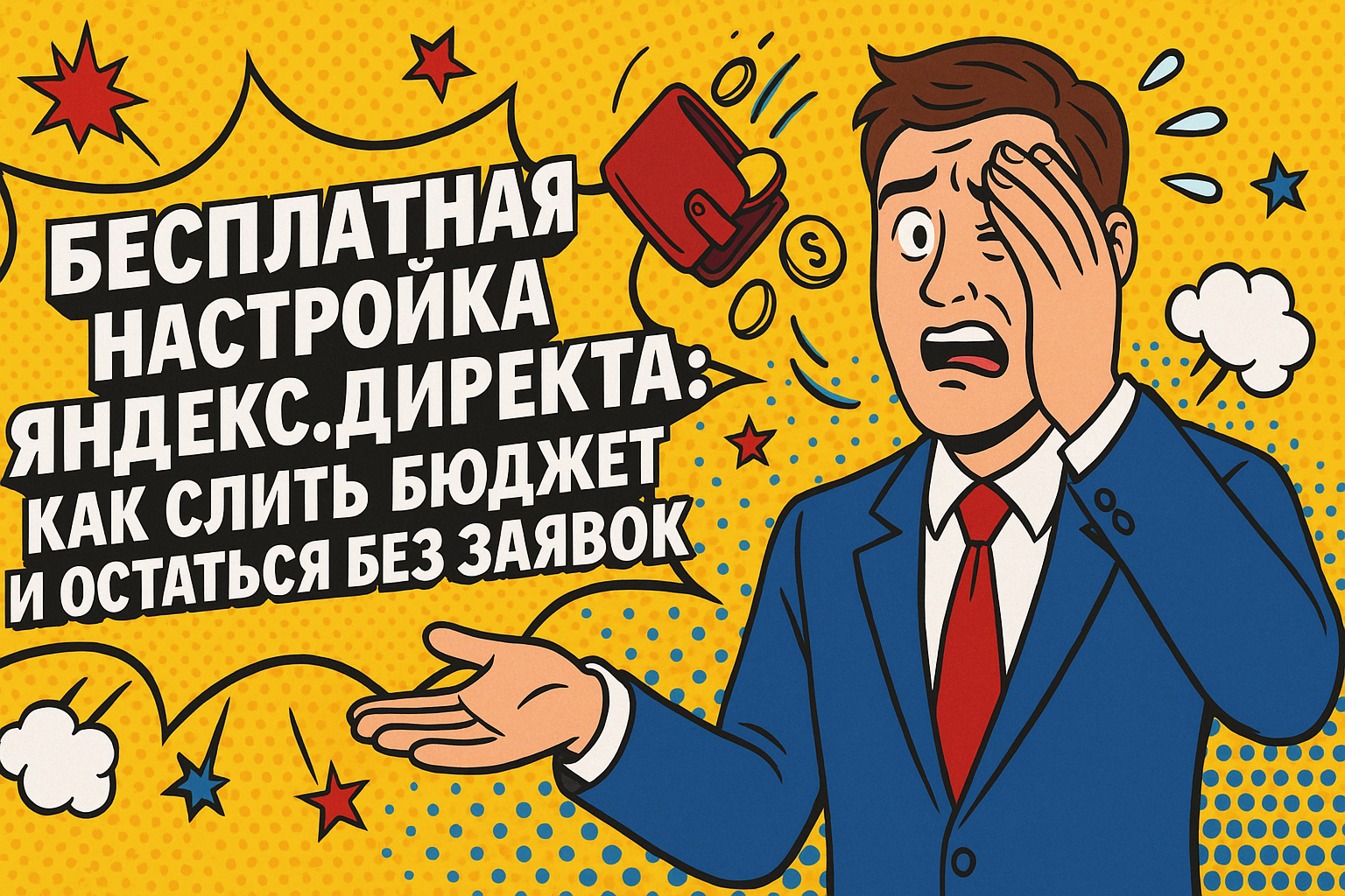 Бесплатная настройка Яндекс.Директа: как слить бюджет и остаться без заявок (реальные кейсы и подводные камни)