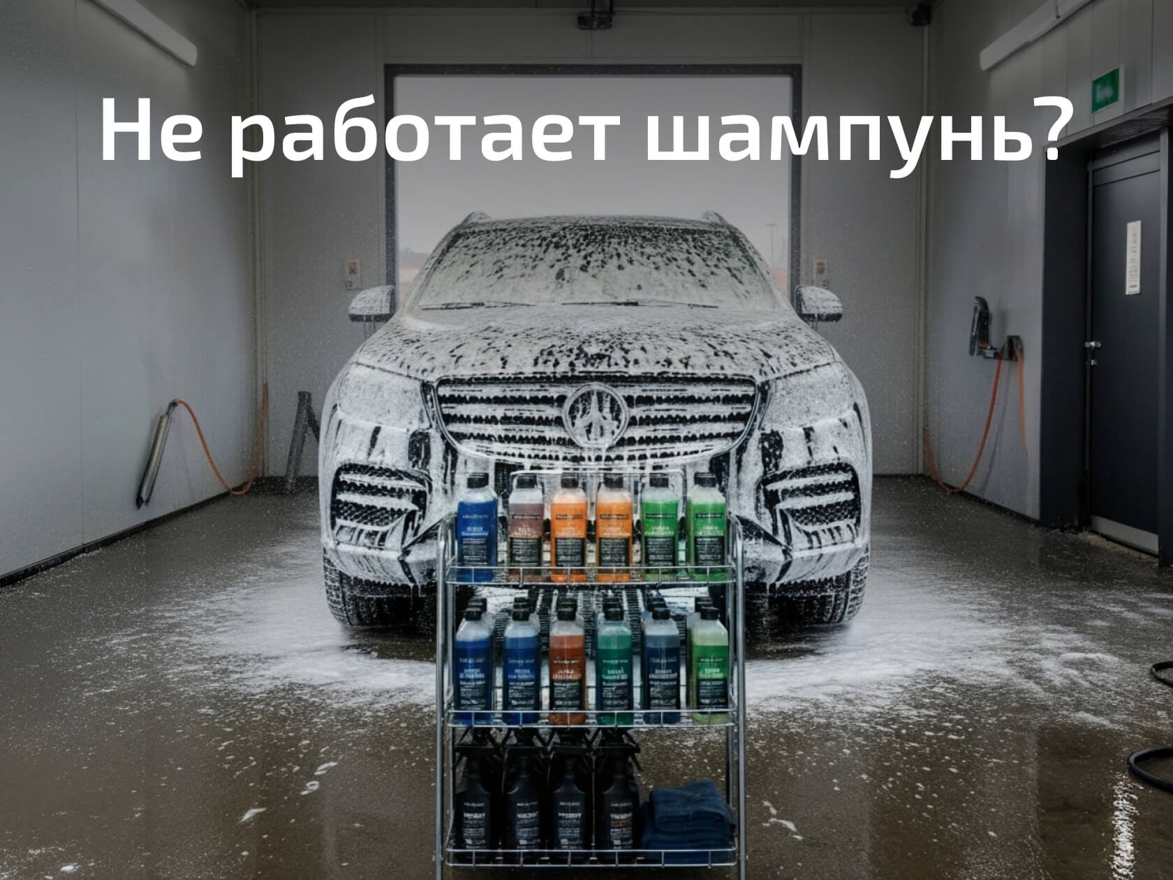 эффективность шампуня на автомойке
