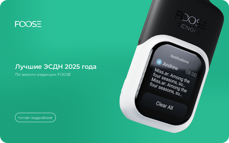 Лучшие электронные сигареты. Рейтинг 2025г.