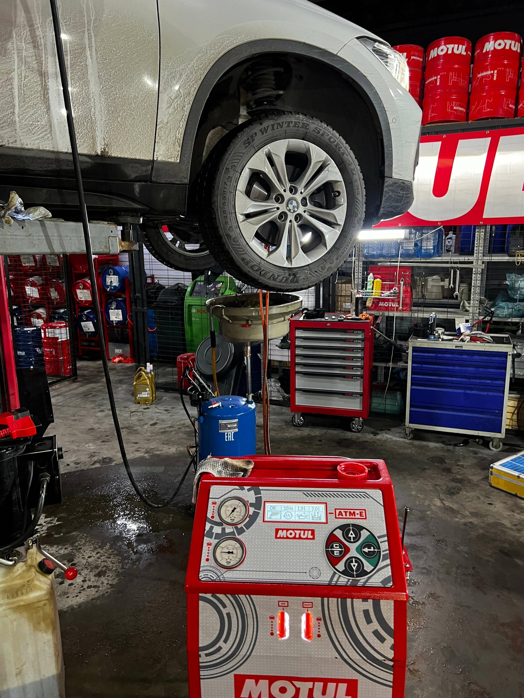 Результат замены масла в BMW X1