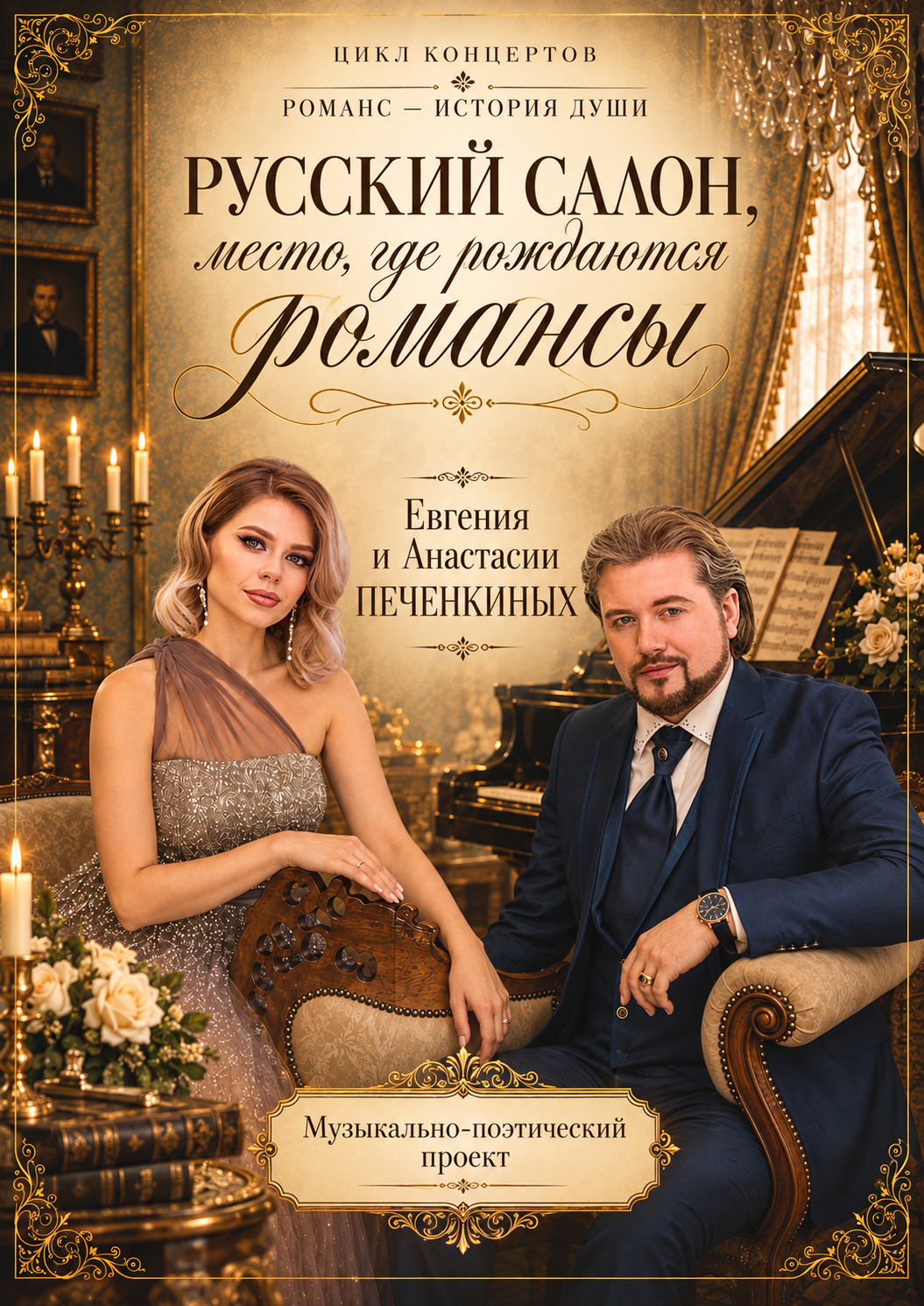 Афиша проекта «Романс — история души. Русский салон»