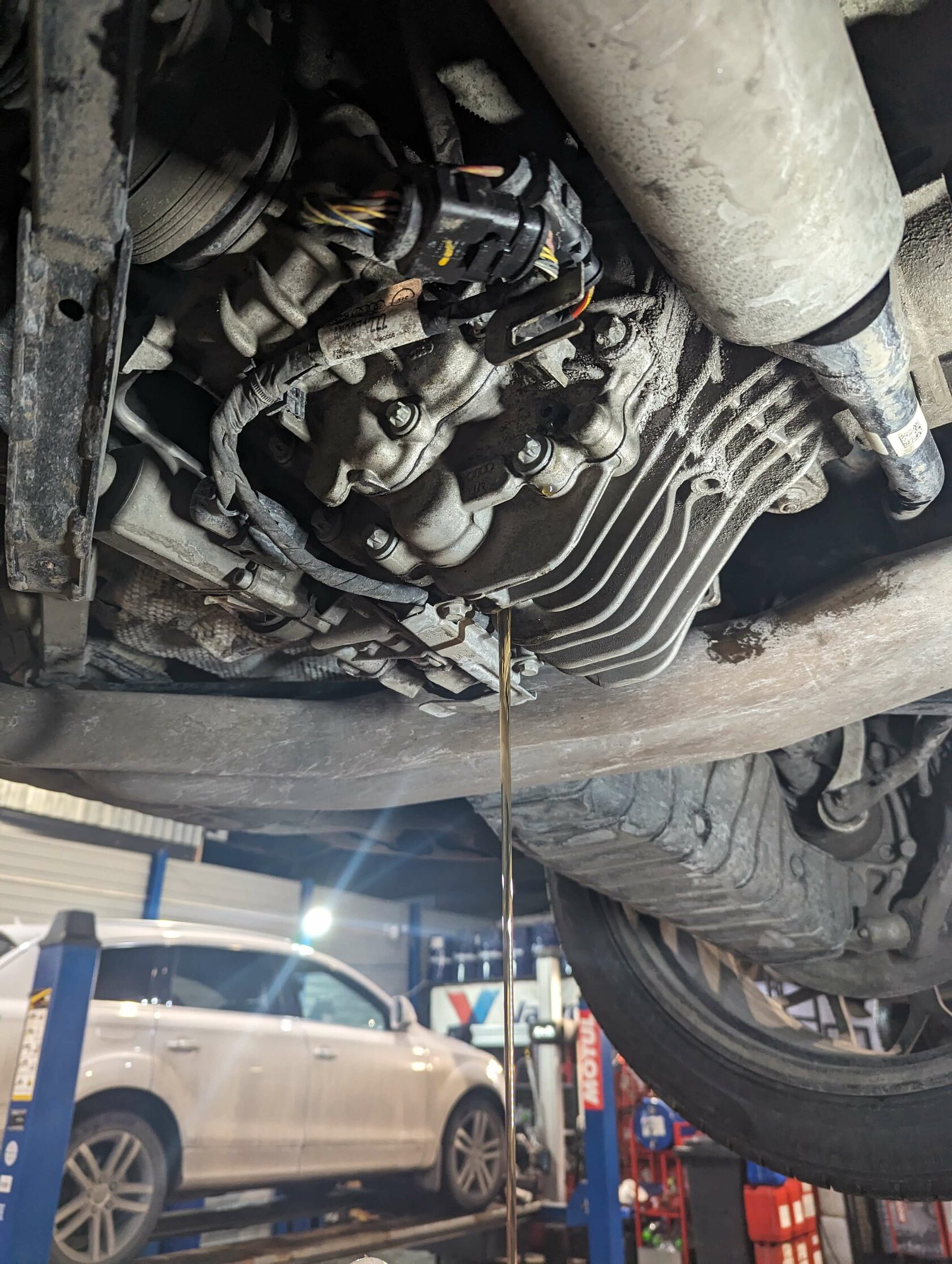 Замена масла в заднем редукторе