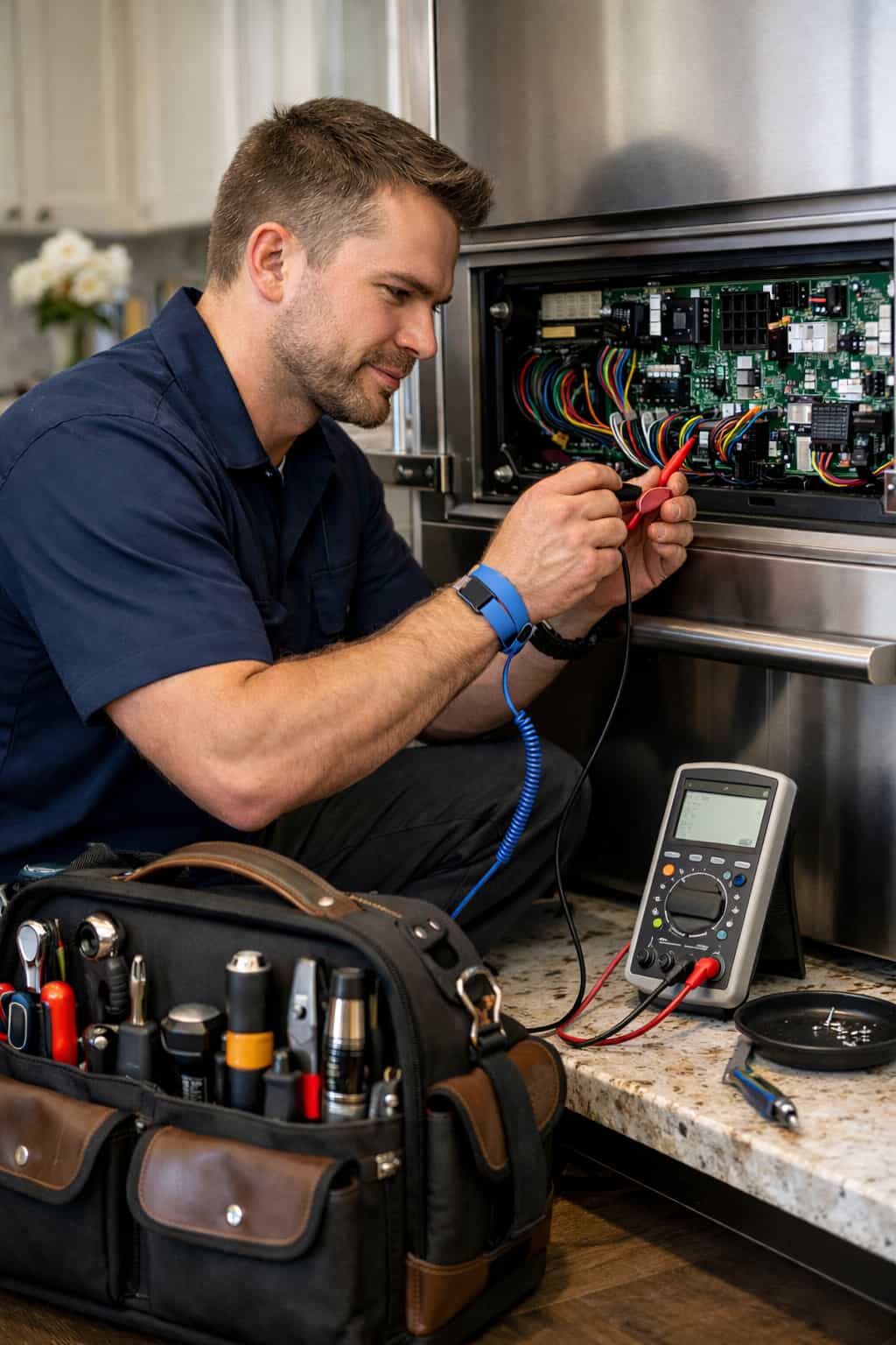 Sub-Zero freezer frost buildup and refrigeration system diagnostic