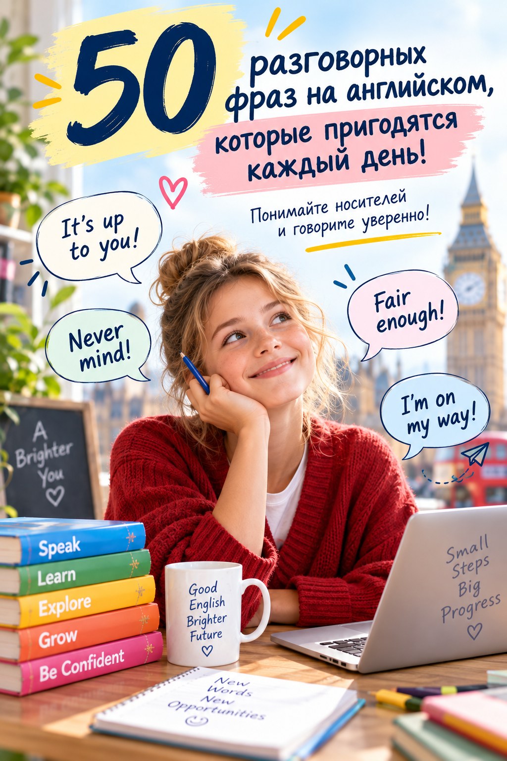 50 разговорных фраз на английском языке