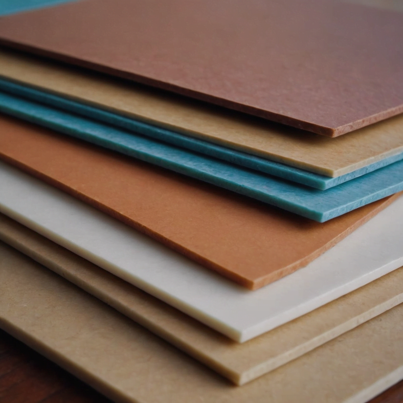 Несколько керамических листов, сложенные друг на друга