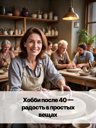 «Поиск хобби после 40: найдите своё вдохновение»