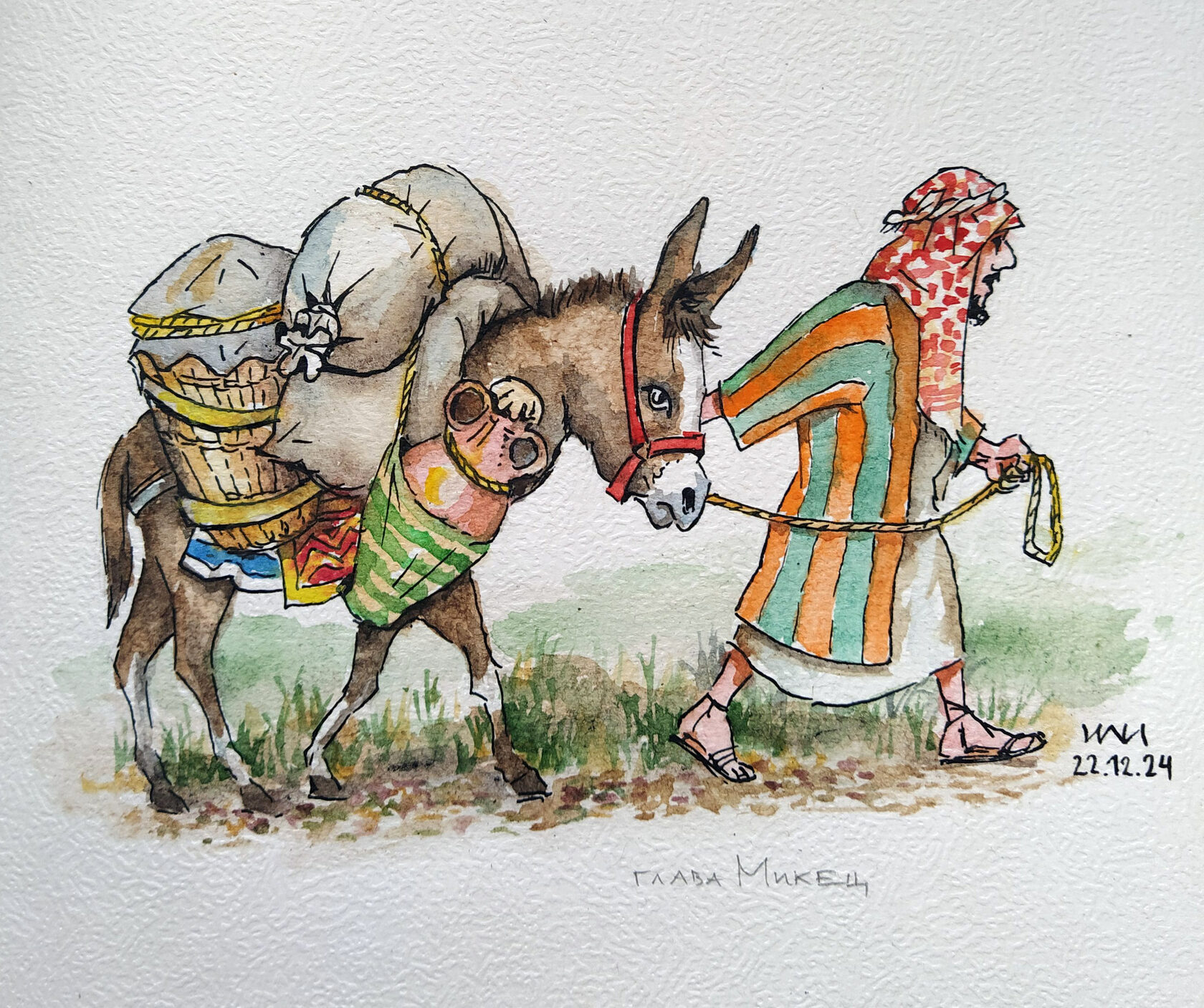 Недельная глава Микец - рисунок художника Йосифа Лихтарева ( община 