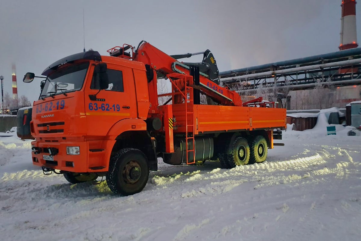 Автовышка, Грузоперевозки 20т, КАМАЗ с КМУ