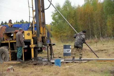 Бурение в лесной зоне