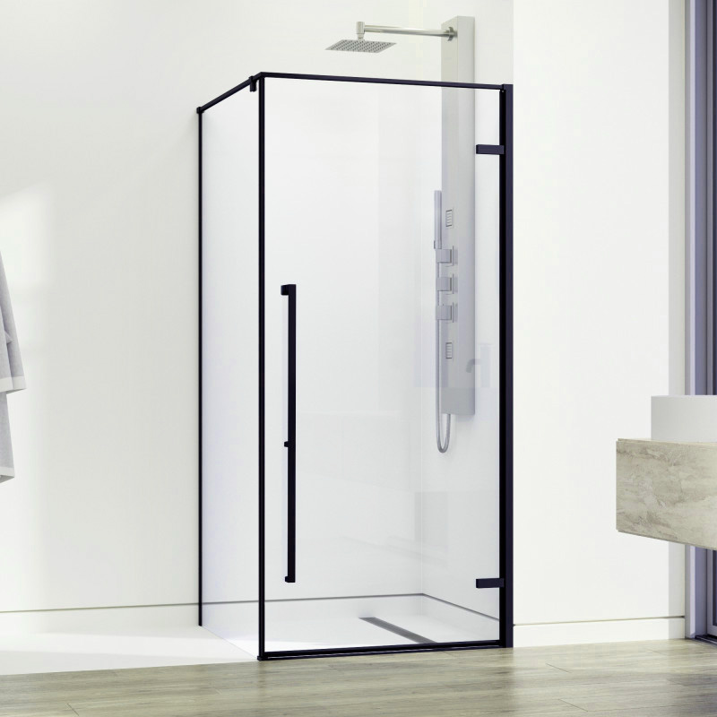 душевая перегородка из стекла в интерьере