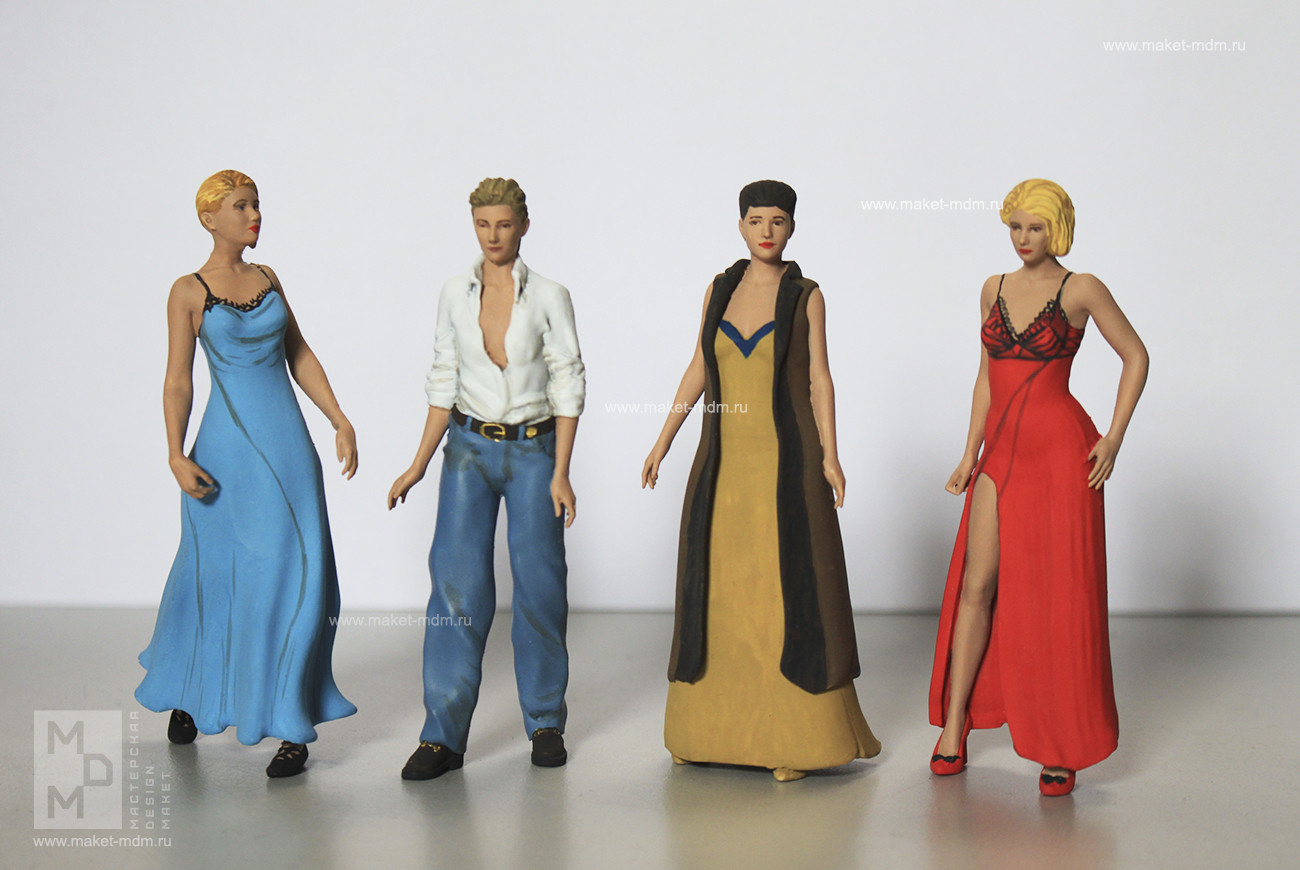 фигурки для макета Пик Ник