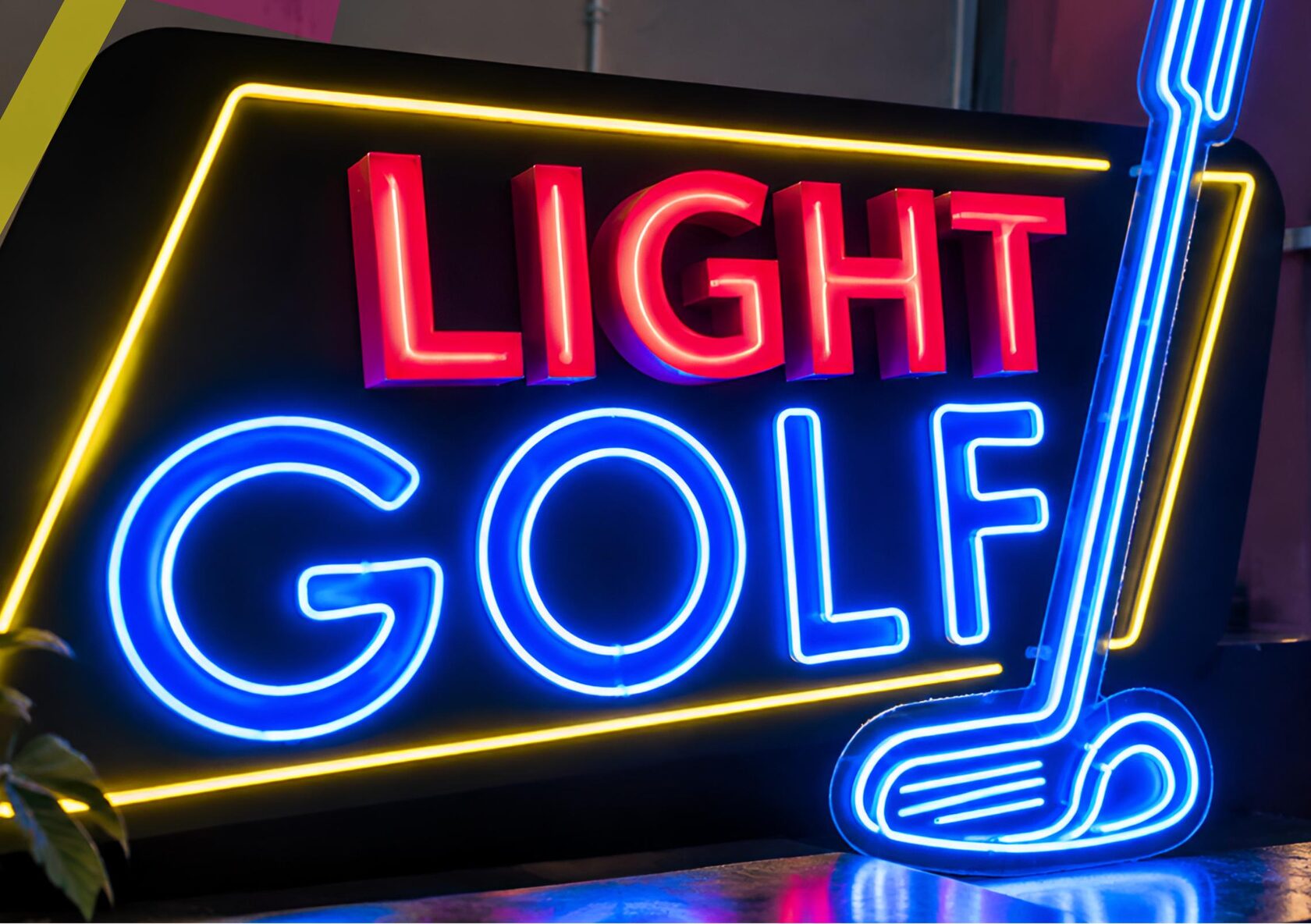 Вывеска Light Golf
