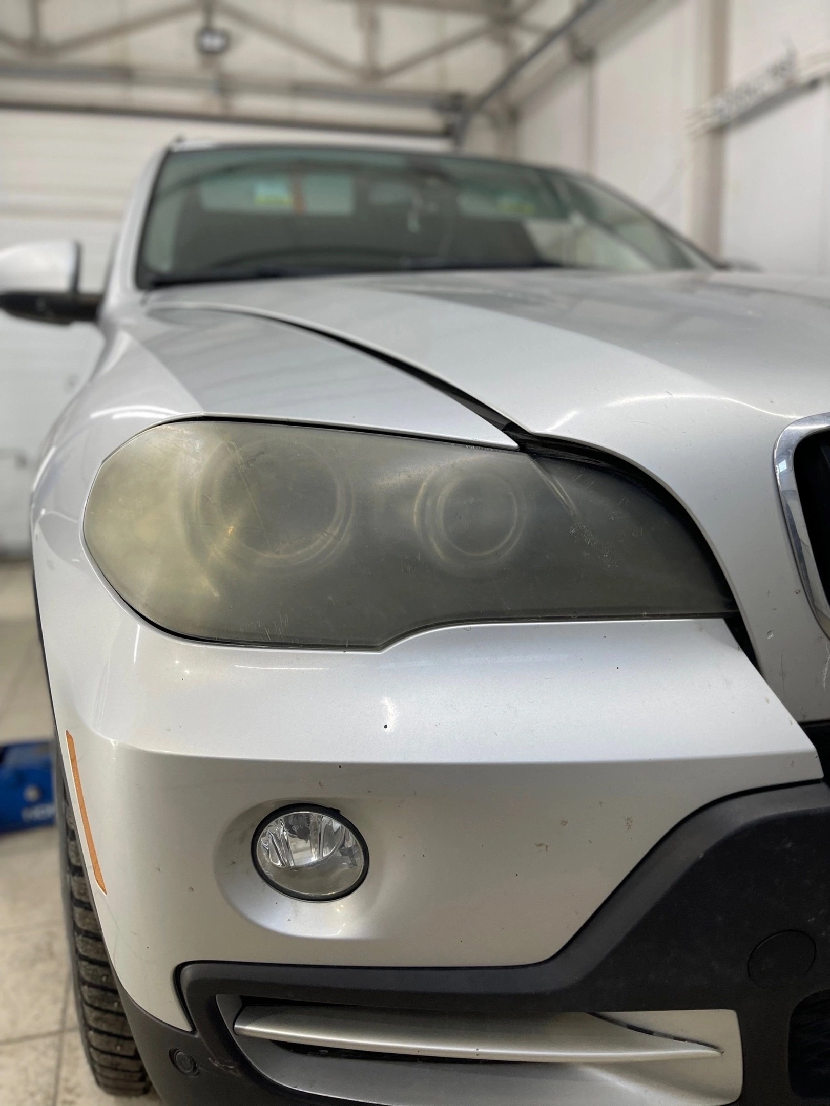 Выгоревшие отражатели BMW X5 E70