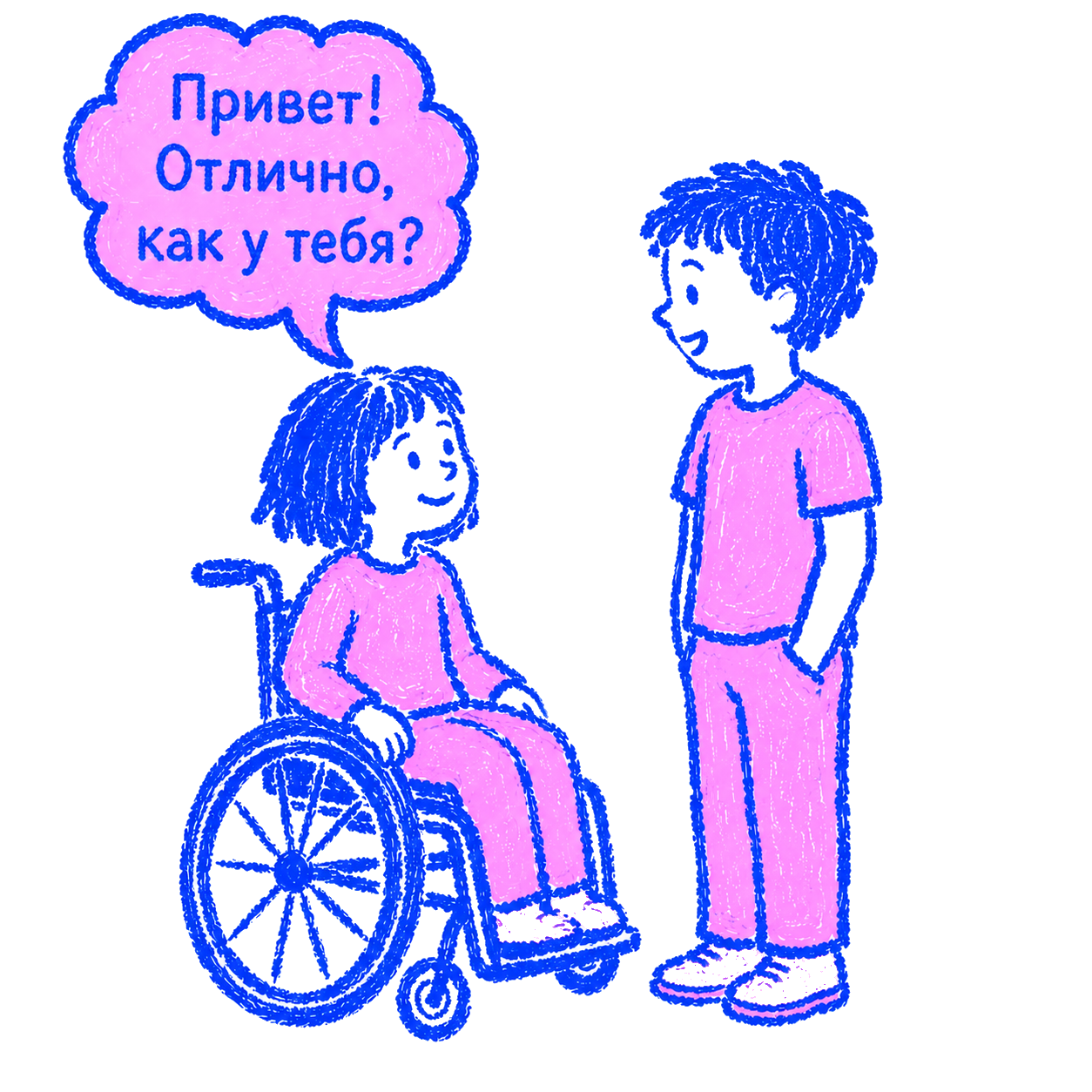 Второй вариант общения