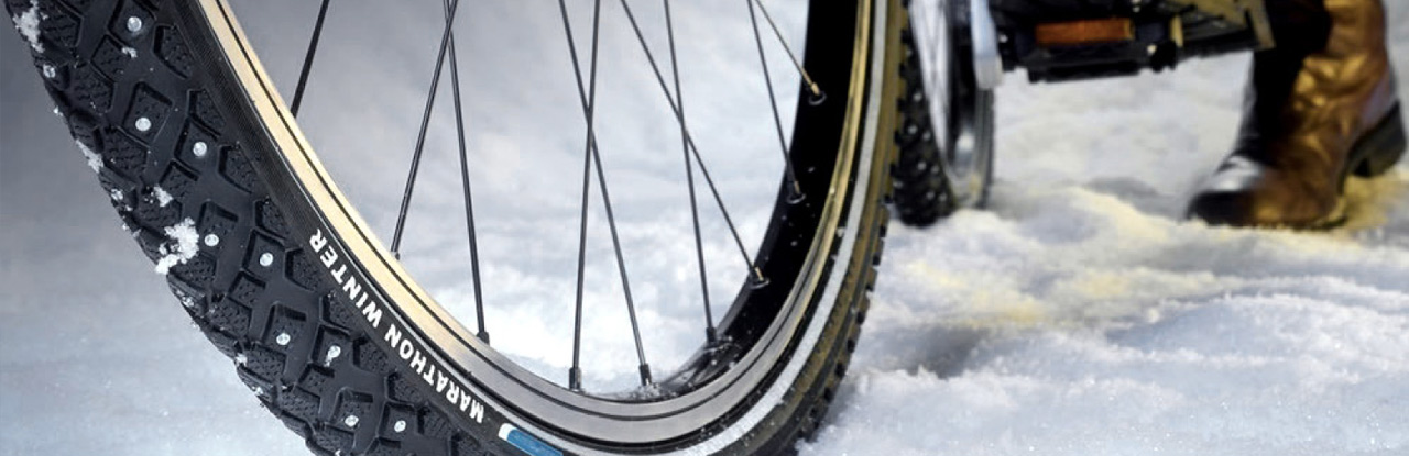 На велосипеде зимой: что нужно знать о катании по снегу и льду