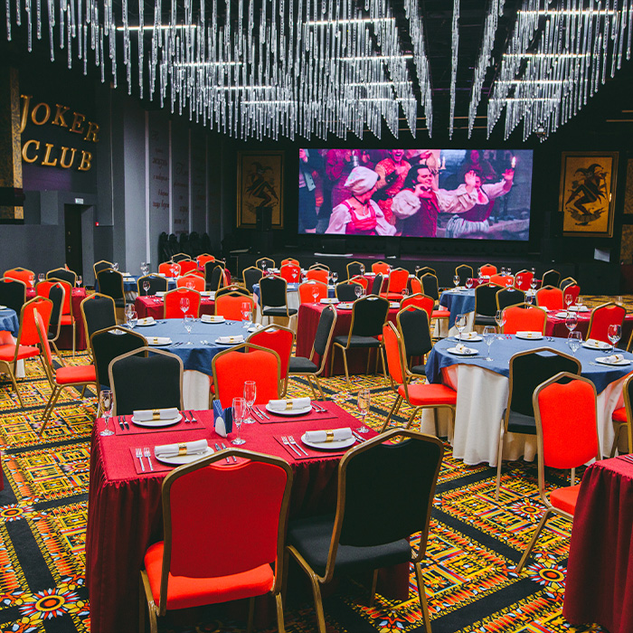 Joker — сцена и световое шоу