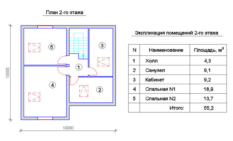 Экспликация дома образец