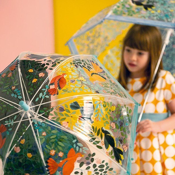 детские прозрачные зонтики 