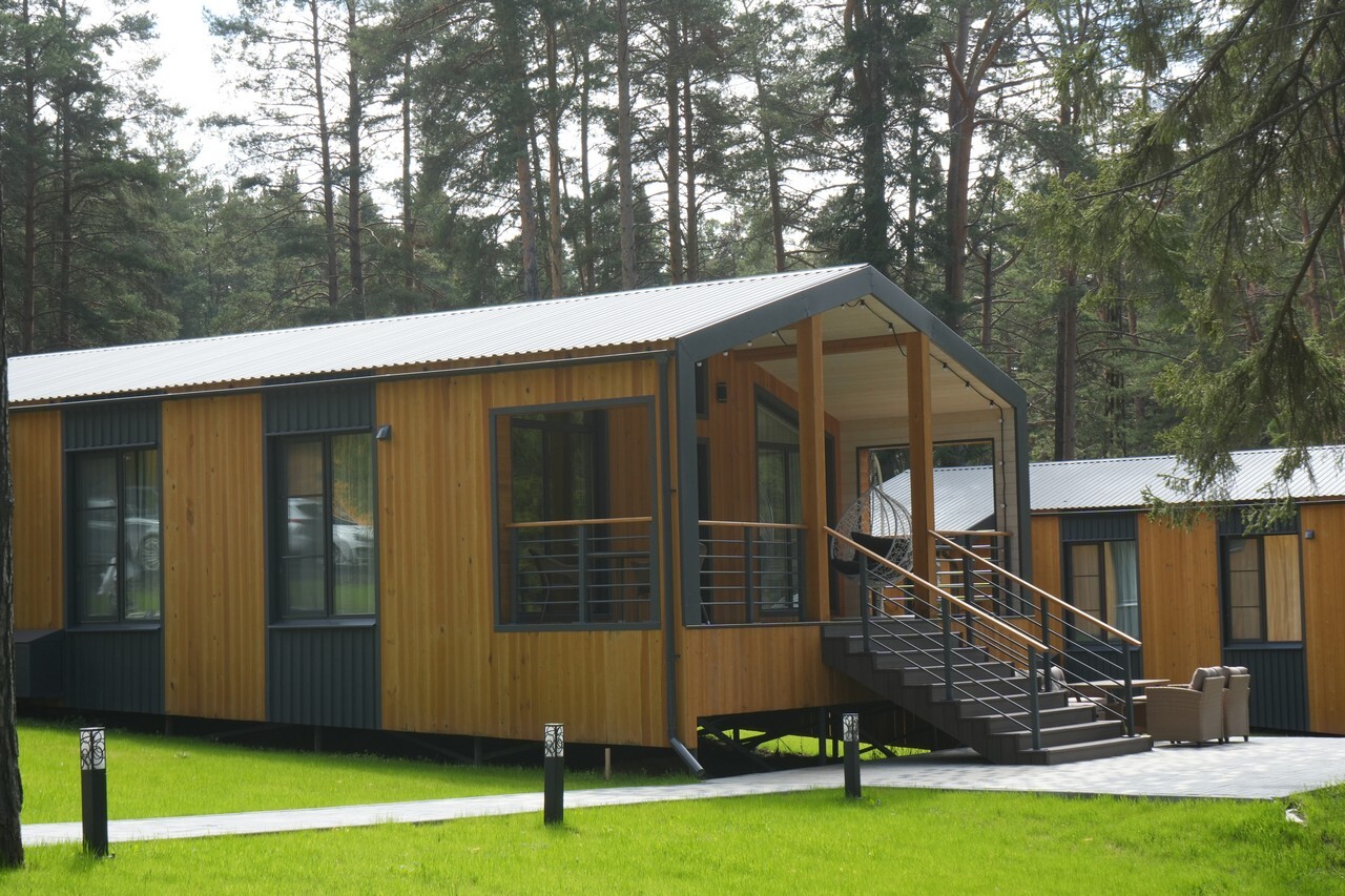 Динской сборный дом сауна