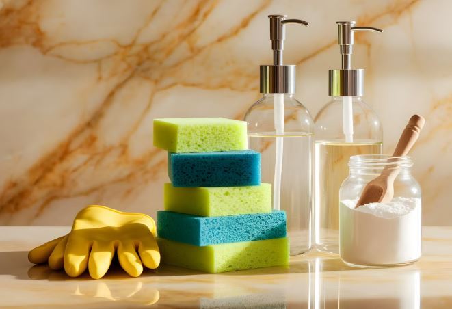 отмыть плитку в ванной