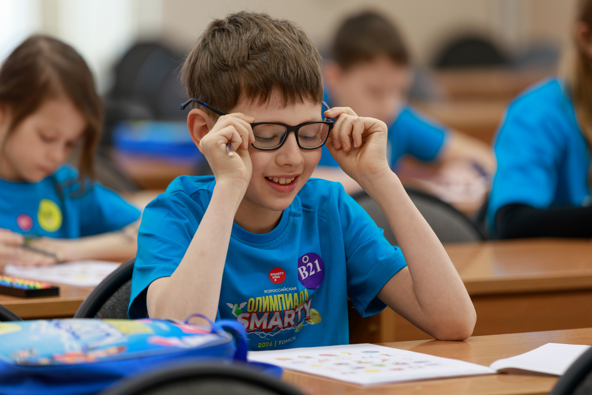 Эмоции участника Всероссийской олимпиады SmartyKids 2026