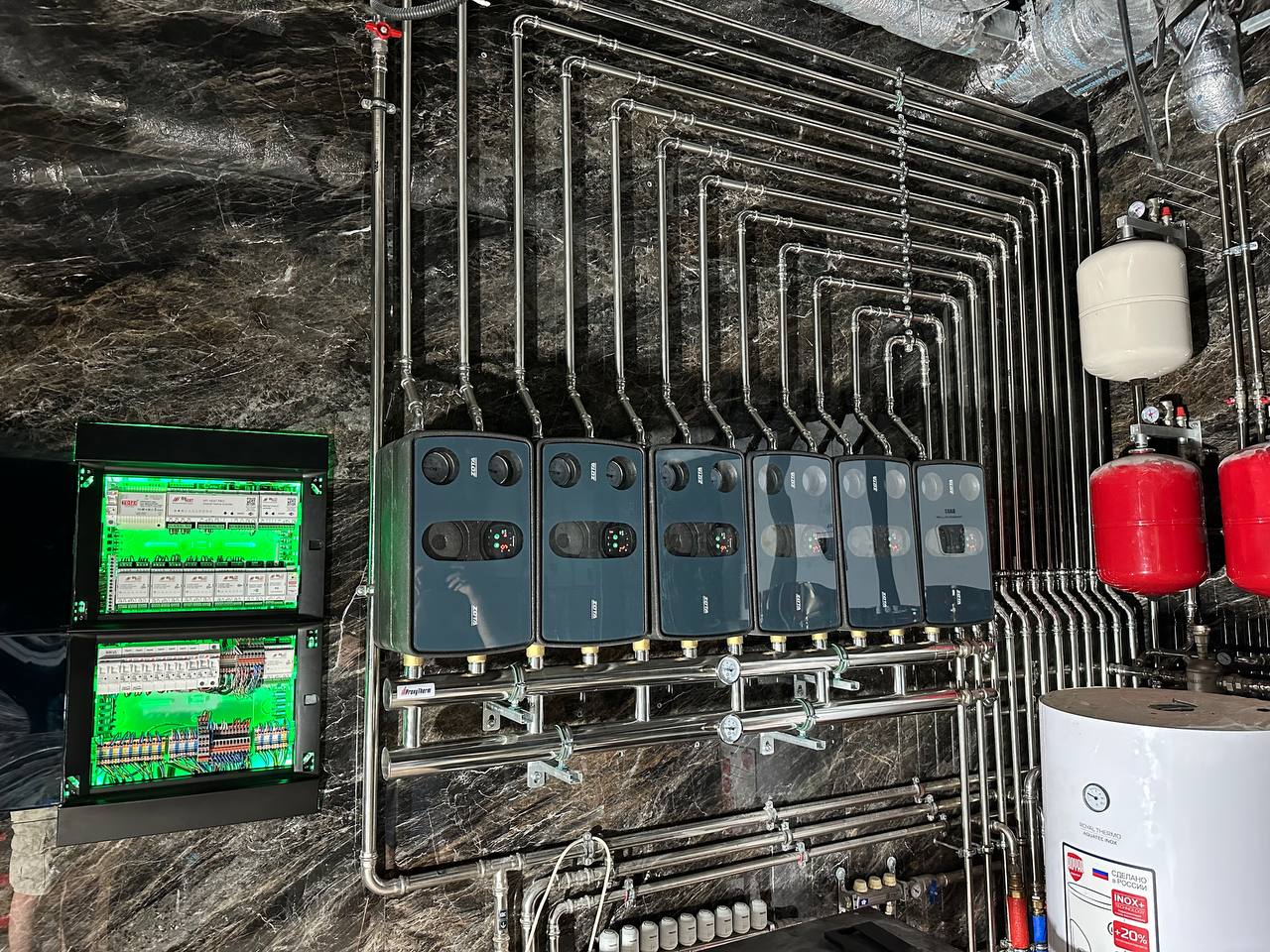 Монтаж автоматики отопления Logic House