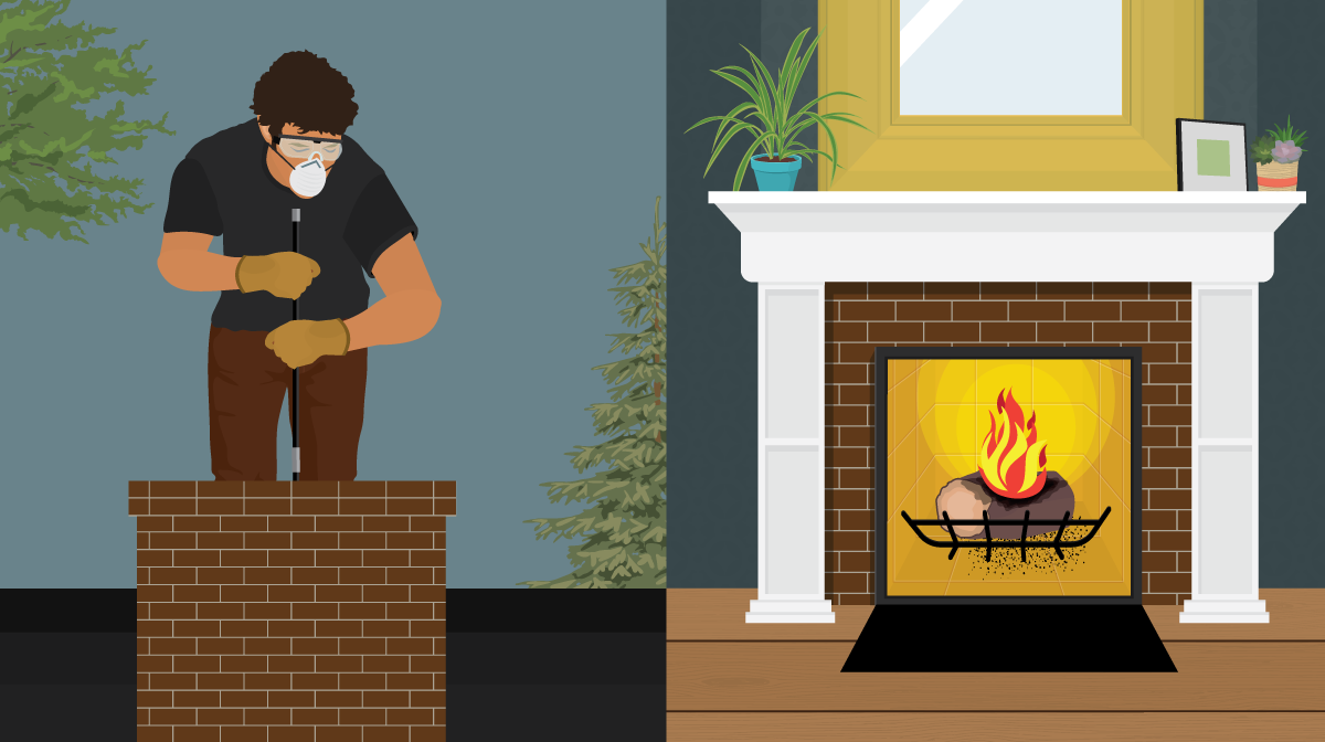 How to clean a chimney and enjoy comfiness during a cold season?