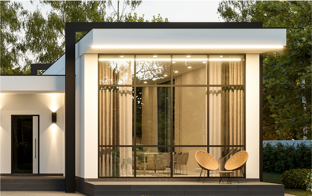 Проект Breeze 140 m². Шик без излишеств, благородство и абсолютный комфорт — ключевые идеи, которые удалось реализовать архитекторам в проекте современного частного дома Breeze.