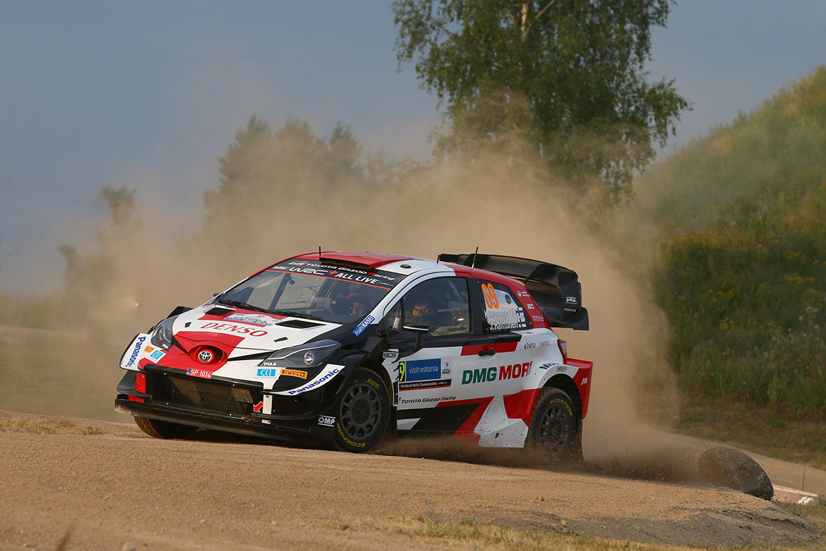 Калле Рованпера и Йонне Халттунен, Toyota Yaris WRC, ралли Эстония 2021