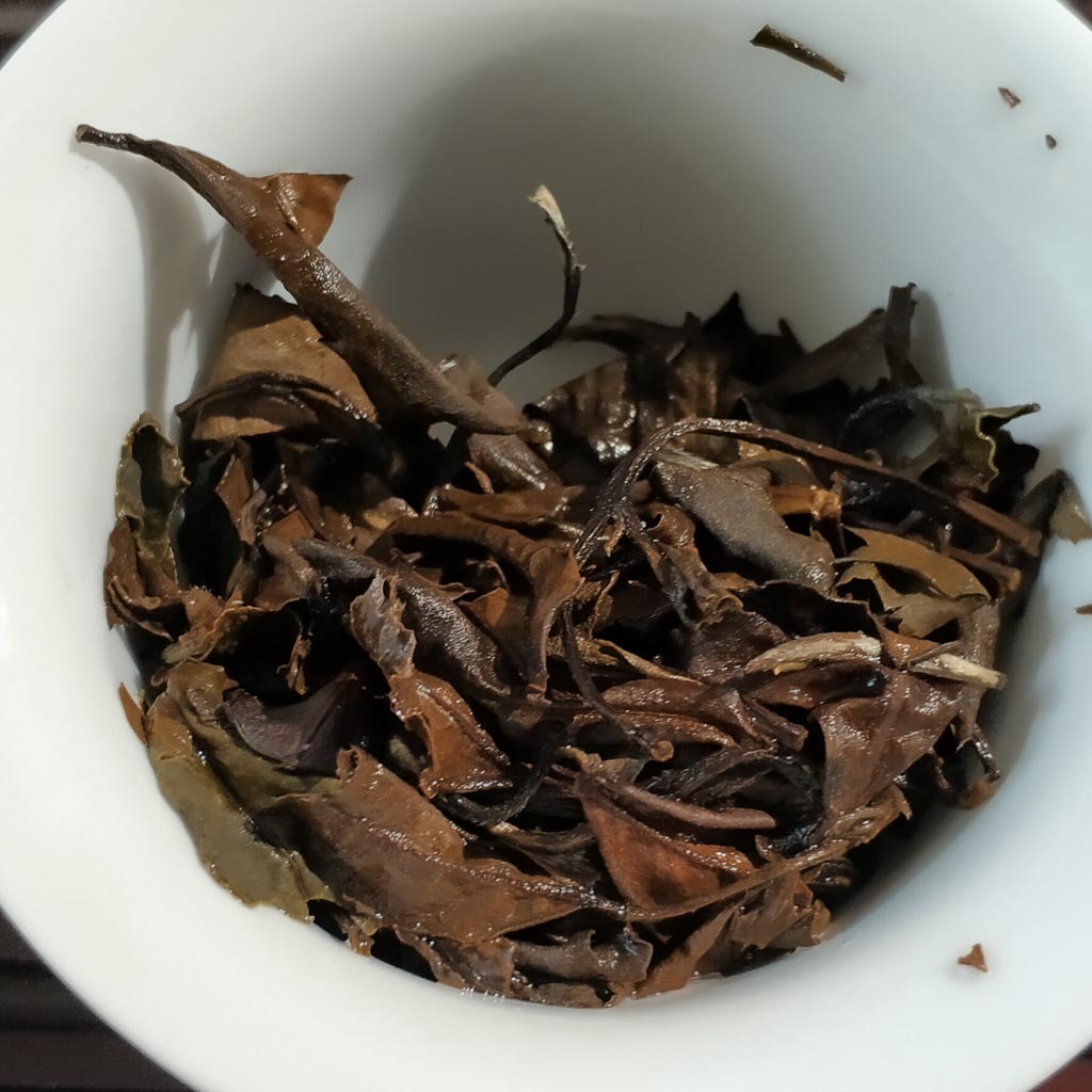 Steeped Gong Mei Leaves