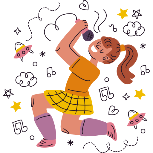 Новогодний отчётный концерт старшей подротковой группы в школе джаза и мюзикла