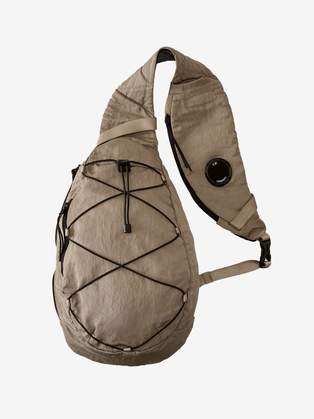 T.CP COMPANY BAG バッグ FALLEN ROCK Сумка-рюкзак C.P. Company Nylon B Crossbody Rucksack (Fallen Rock)