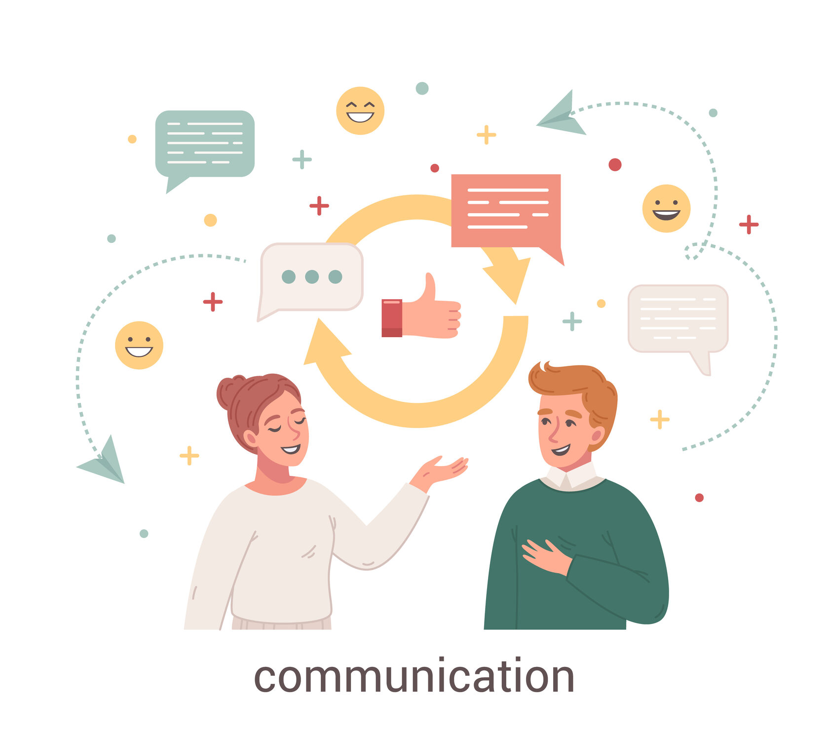 Общение вектор. Клиент картинка. 5 Strategies in communications. We communicate with each other Illustrator.