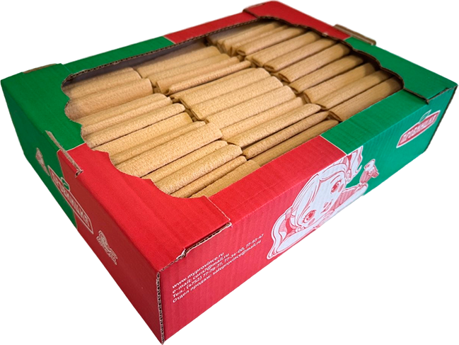 Батончики «Бамбук»® с начинкой со вкусом «Сгущенное молоко», 16 пачек в коробке