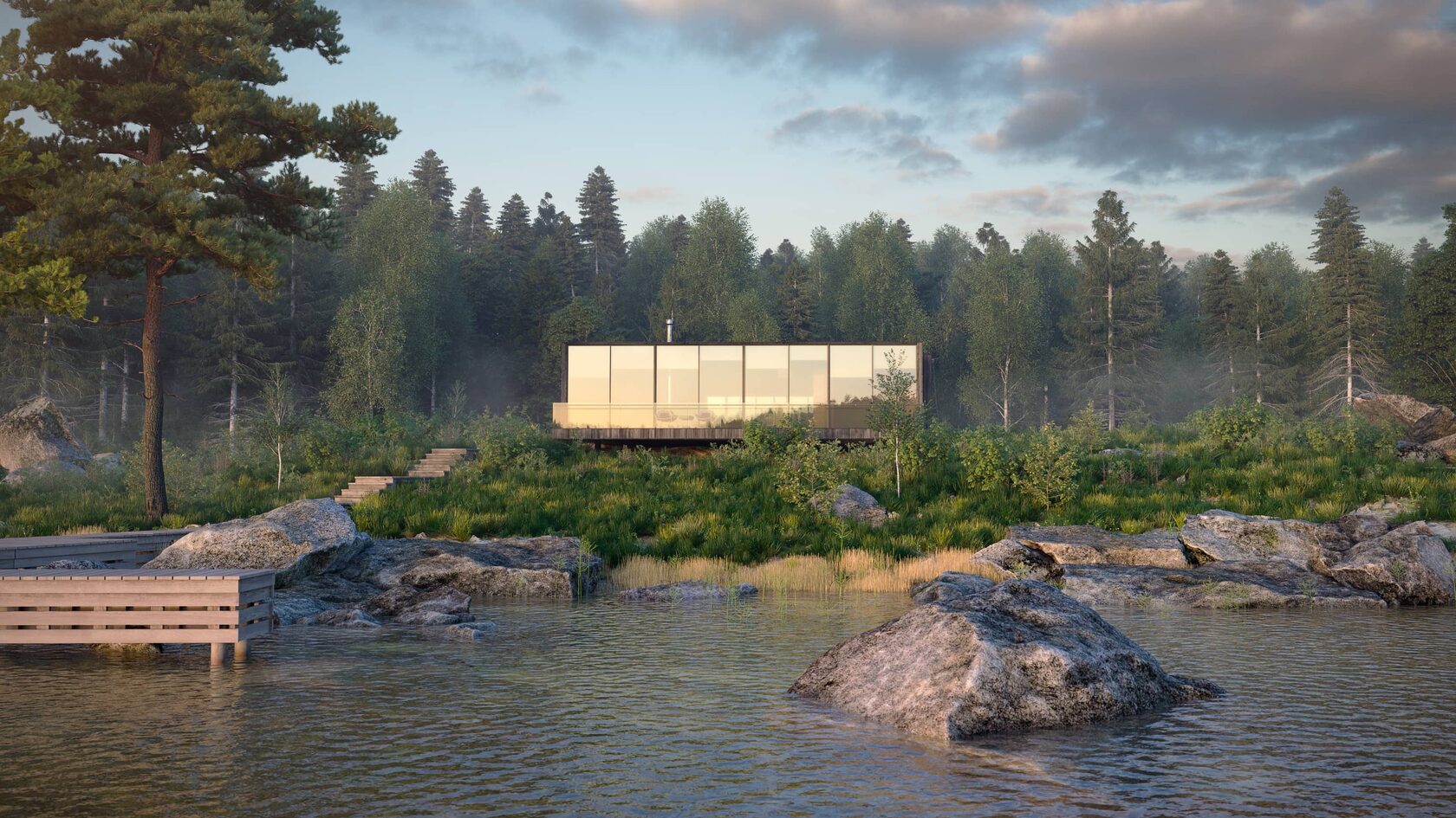 UPLAND STUDIO | LAKESIDE COUNTRY HOUSE