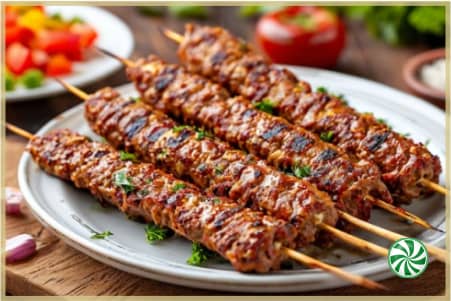 люля кебаб в духовке на шпажках