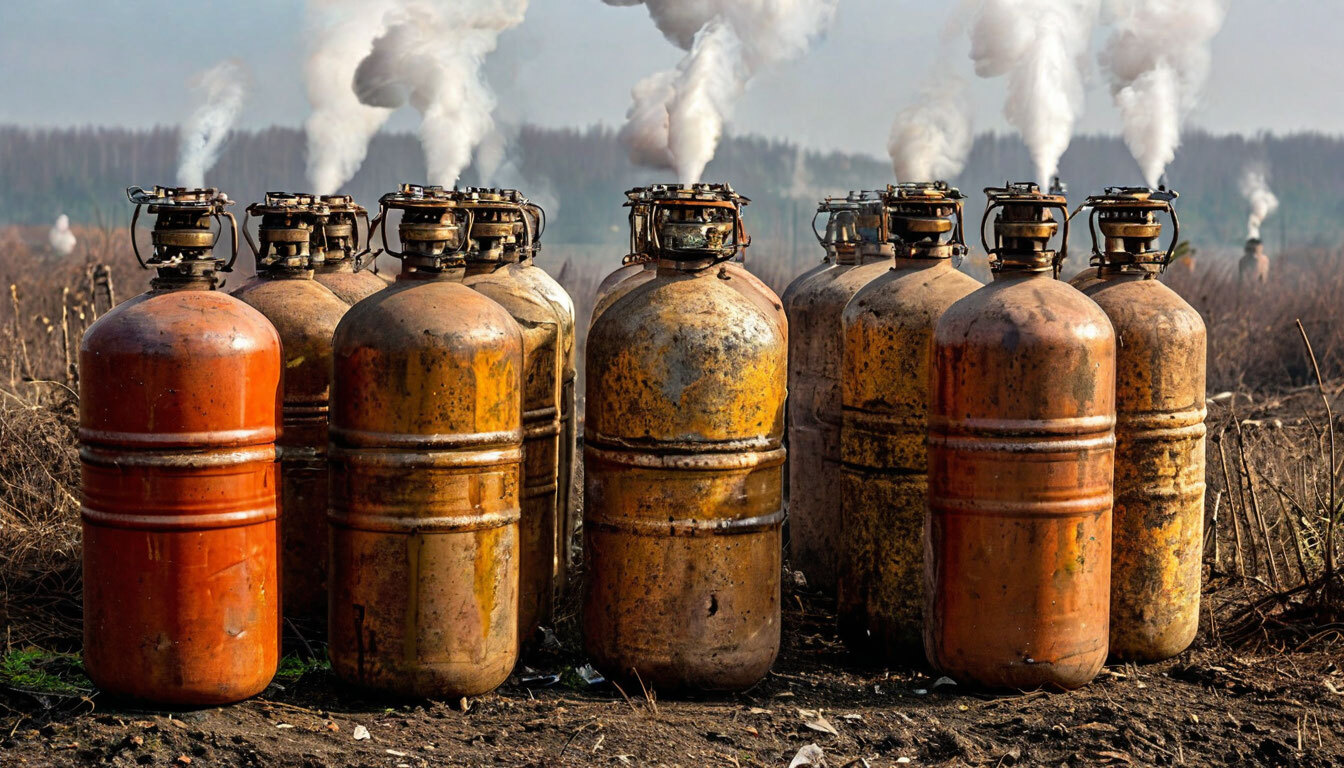 Куда сдать старый газовый баллон
