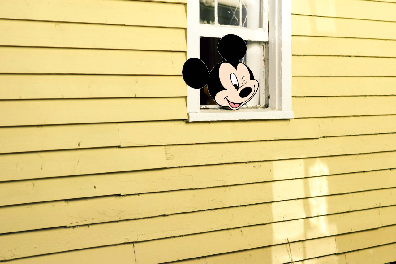 микки маус в доме