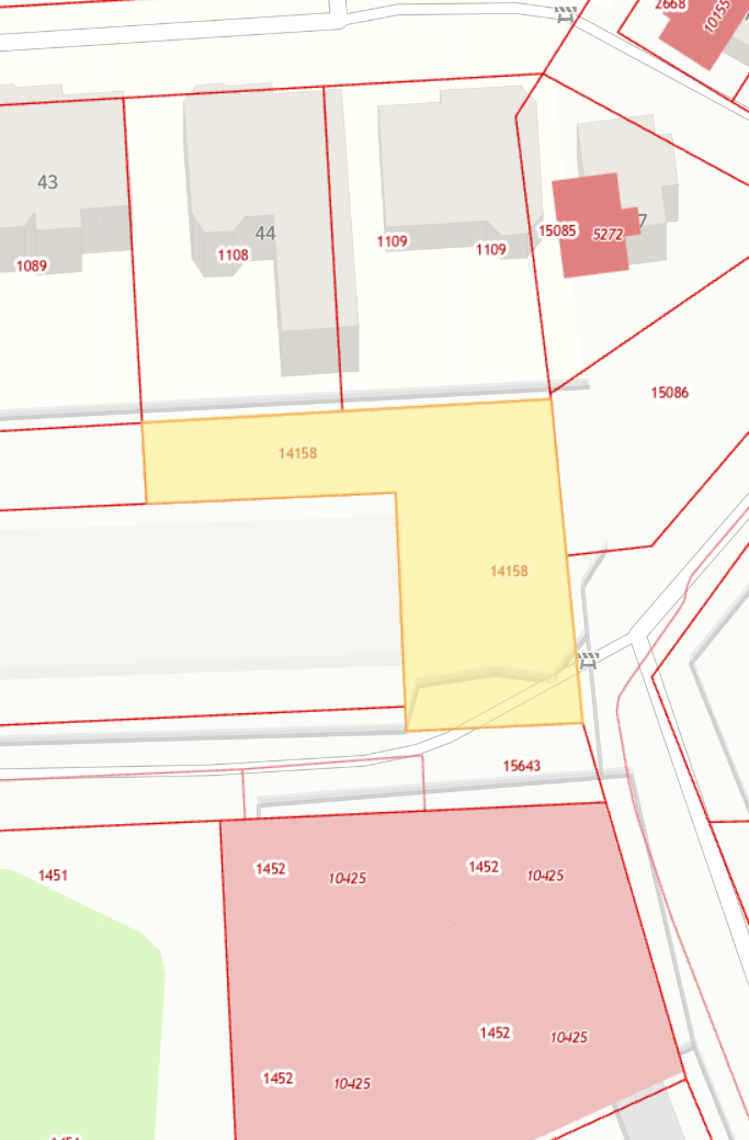 Спутниковый снимок участка 1,133 м²