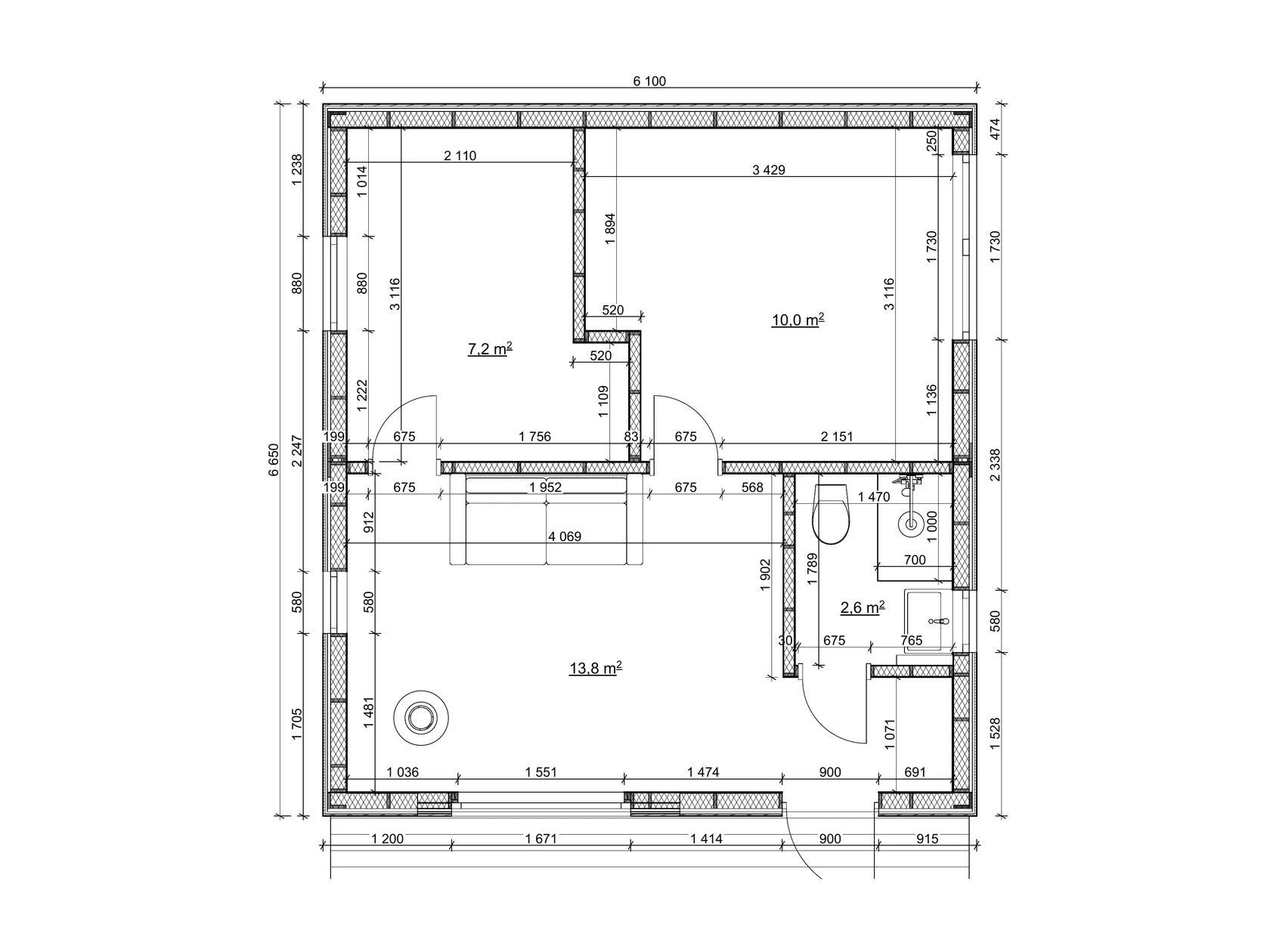 TETFLAT 034 — планировка