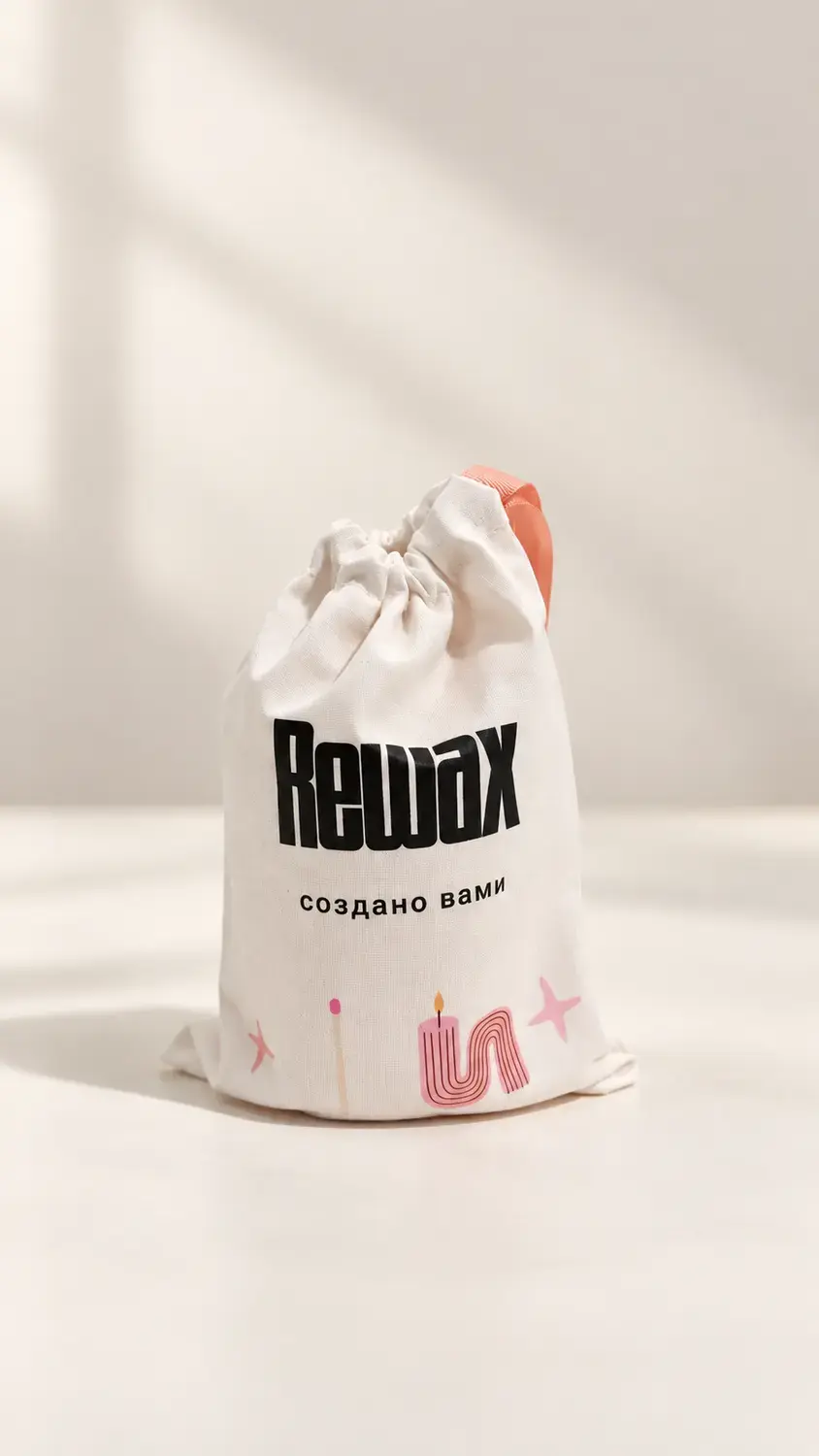 Многоразовый хлопковый мешочек Rewax