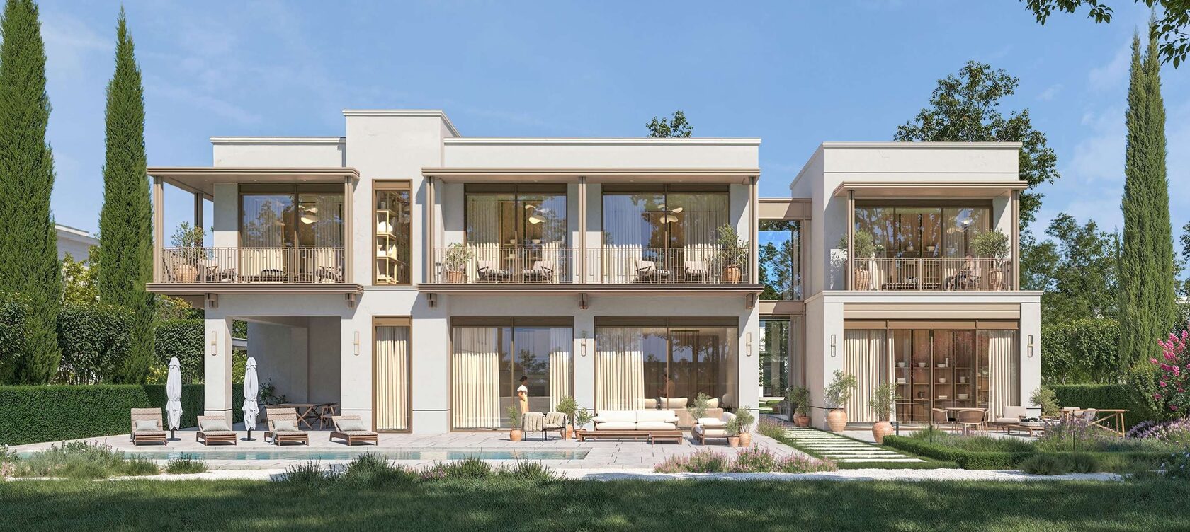 Вилла Rivera в проекте Набережная Тбилиси (Tbilisi Waterfront) — визуализация проекта.