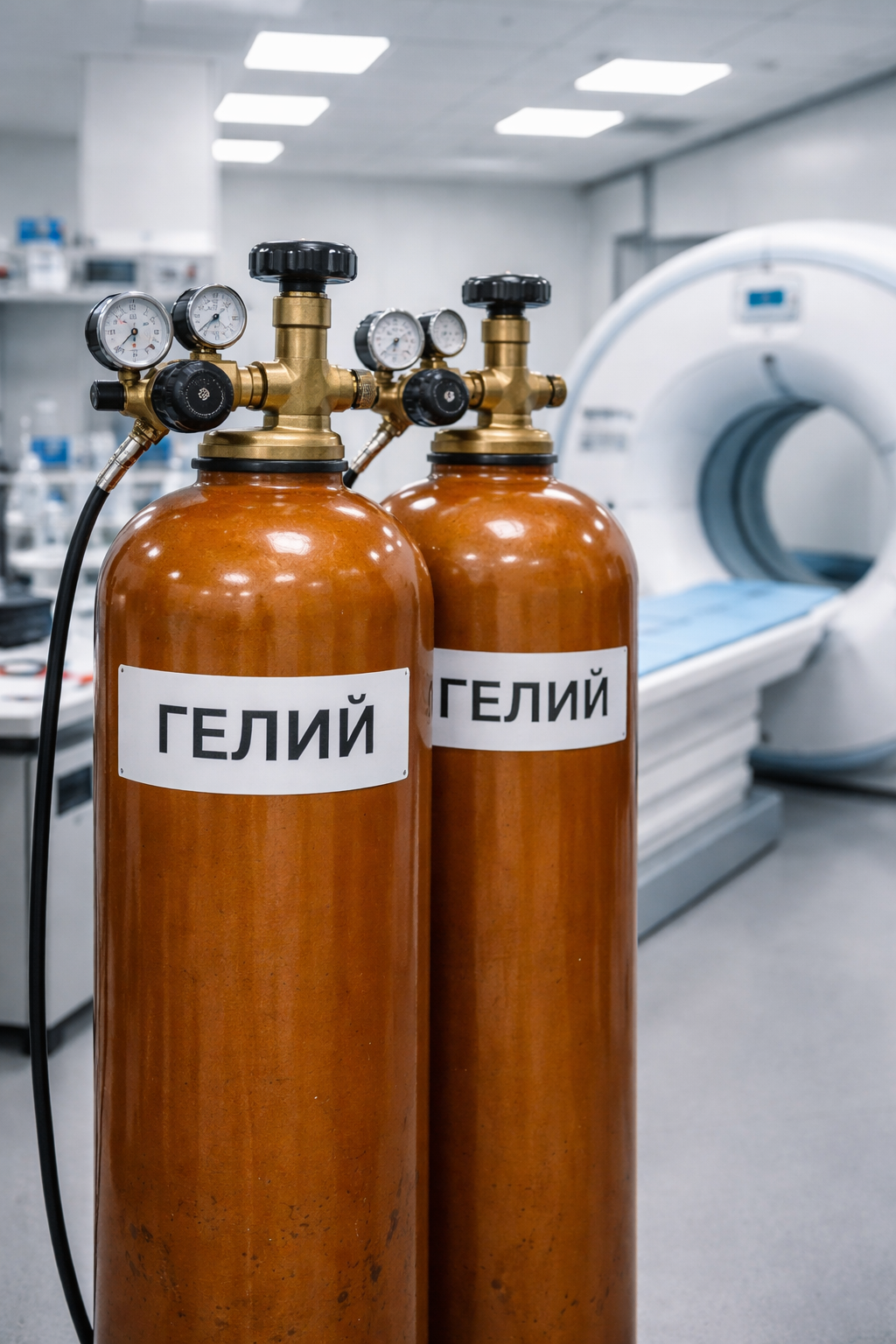 Баллоны с гелием в промышленной и медицинской среде — применение гелия в сварке и МРТ