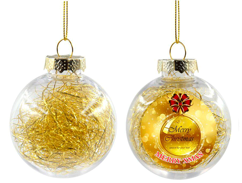 Como hacer bolas de navidad transparentes