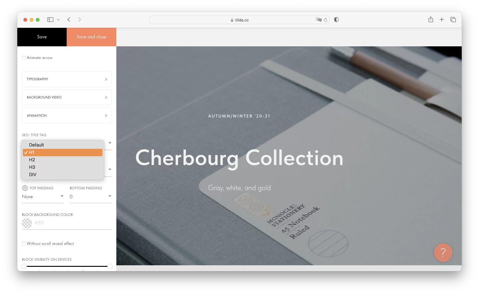 Digital Accessibility on Tilda │ Tilda Help Center
