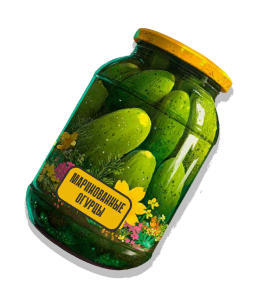 огурцы в банке