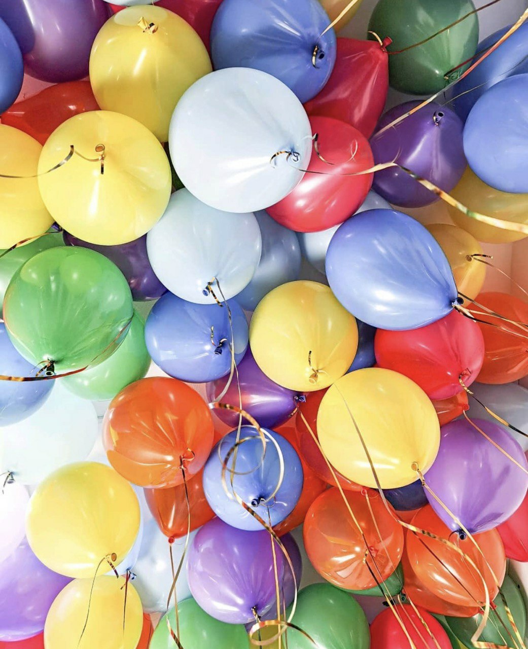 Шары под потолок «Радуга»